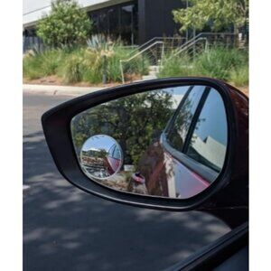 Blind Spot Mirror, 2" Round HD Glass Frameless Convex Rear View Mirror